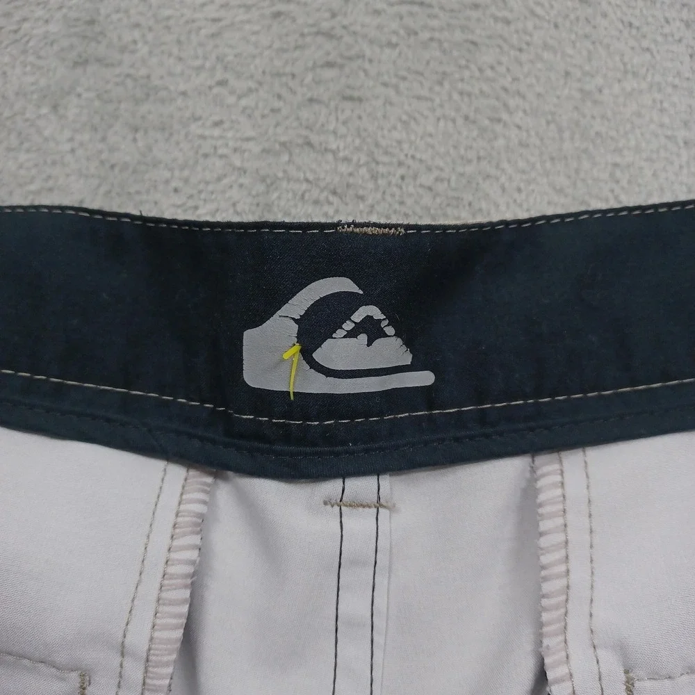 Quiksilver Shorts Mens 38‎ Brown Amphibians Pockets Casual Stretch